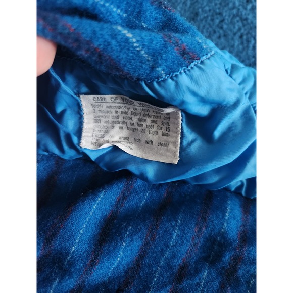 Pendleton Men's Striped 100% Wool Long Sleeve Button UP M - Picture 5 of 7